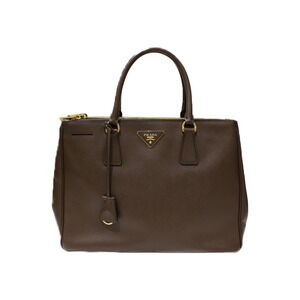 Prada Galleria handbag brown Saffiano leather